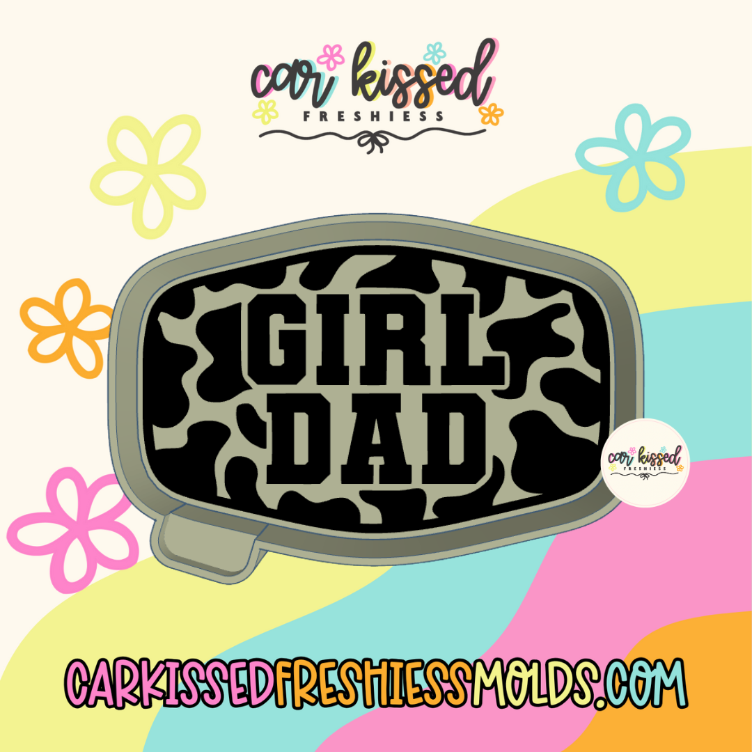 Girl Dad Camo Buckle Silicone Mold