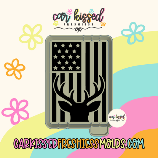 Deer Flag Silicone Mold