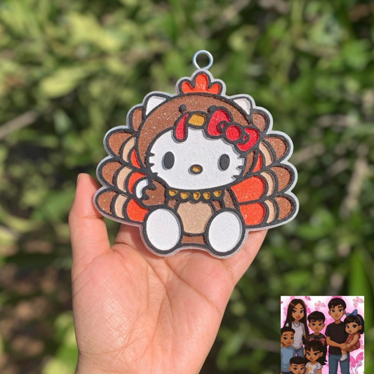 Turkey Kitty Silicone Mold