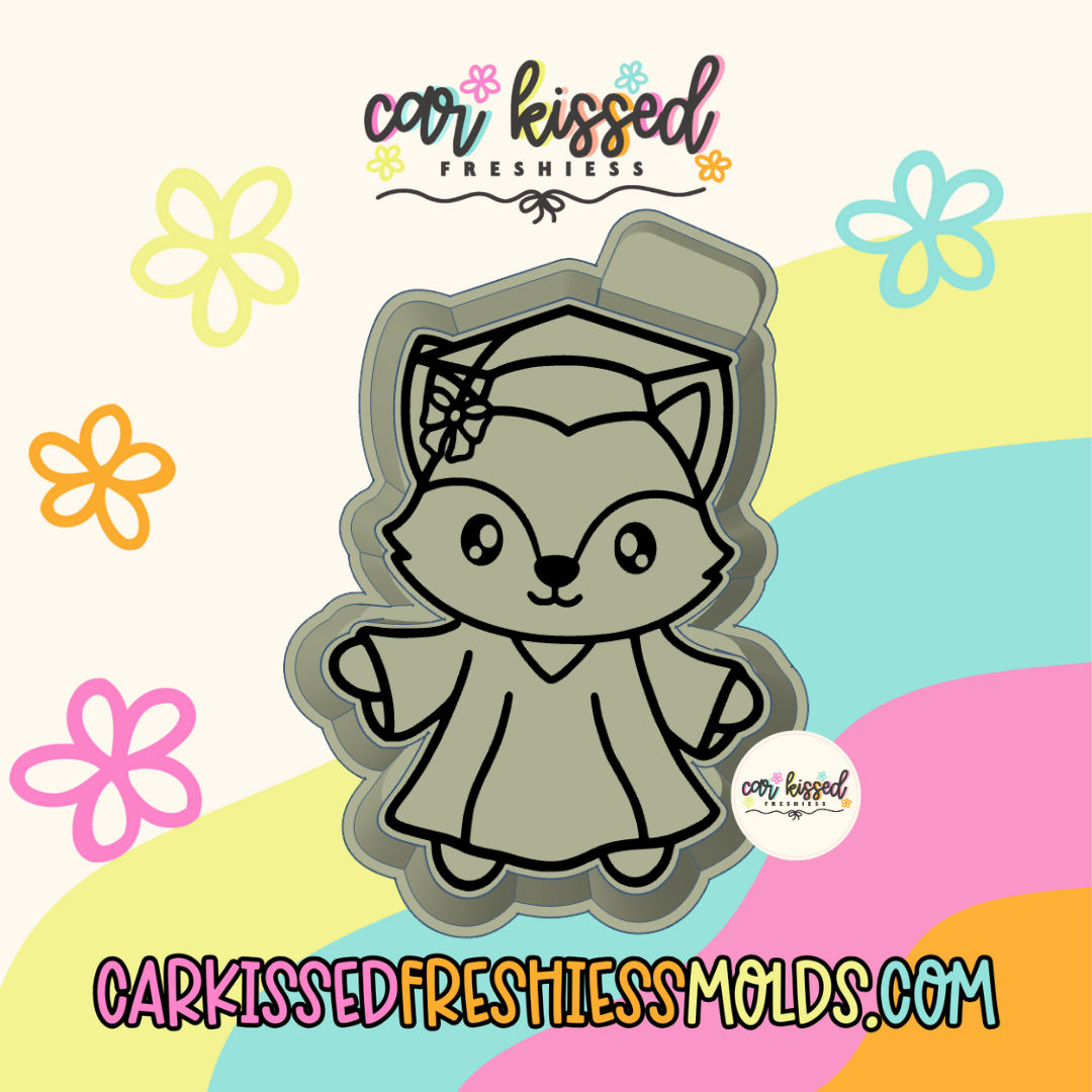 Fox Grad Silicone Mold