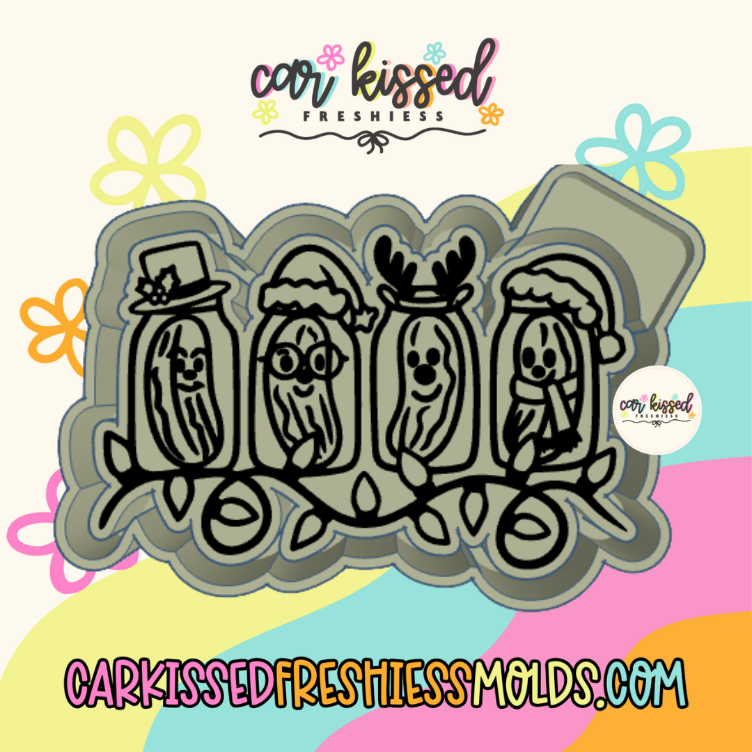 Christmas Pickles Silicone Mold