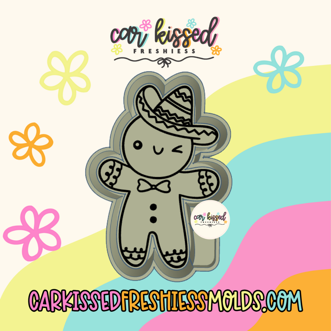 Fiesta Gingerbread Man Silicone Mold