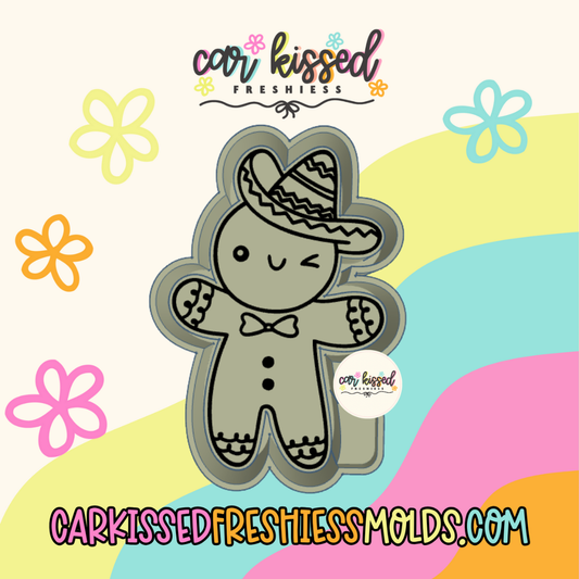 Fiesta Gingerbread Man Silicone Mold