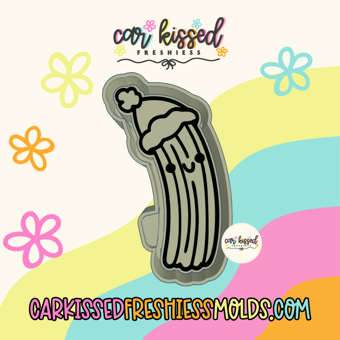 Christmas Churro/Tamale Silicone Mold