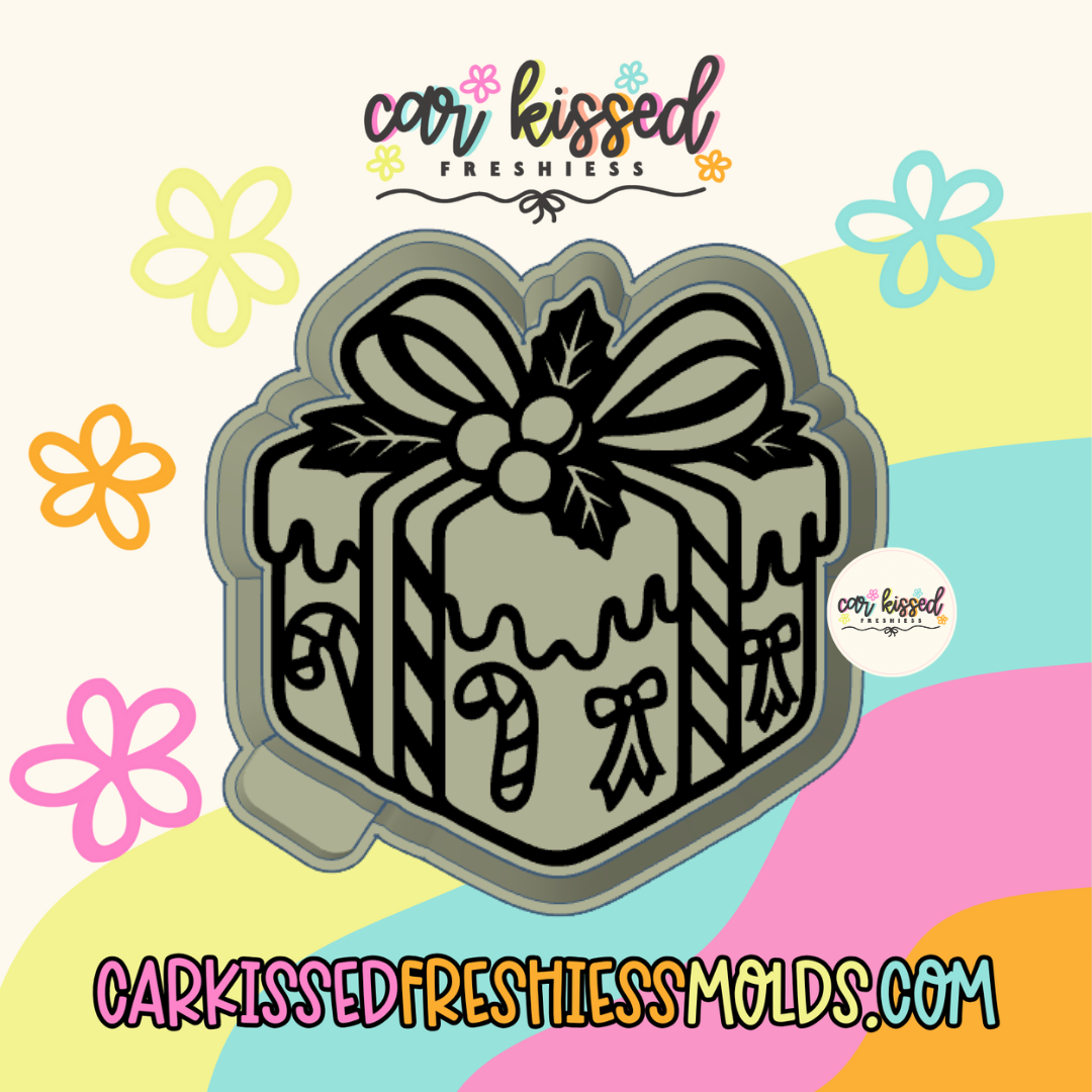 CandyCane Present Silicone Mold