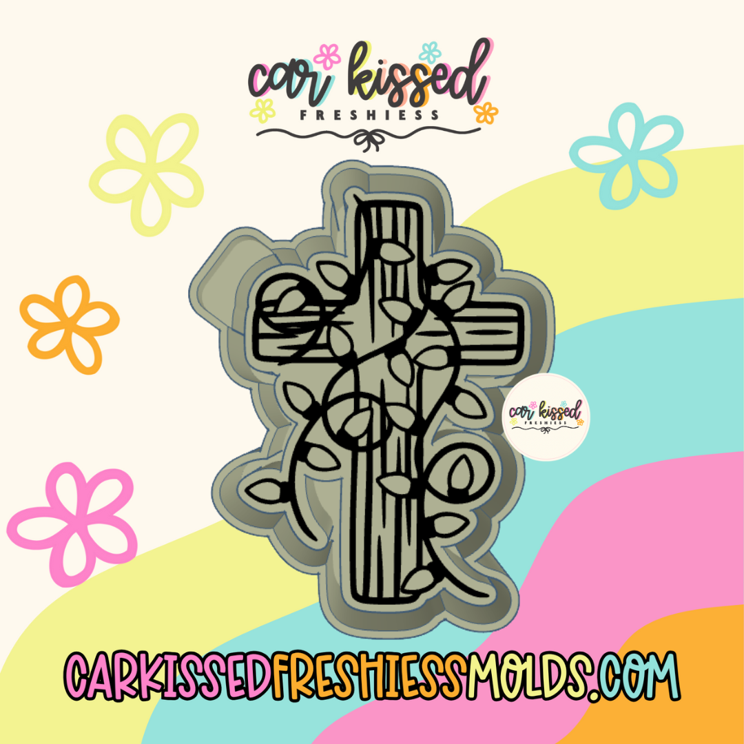 Christmas Light Cross Silicone Mold