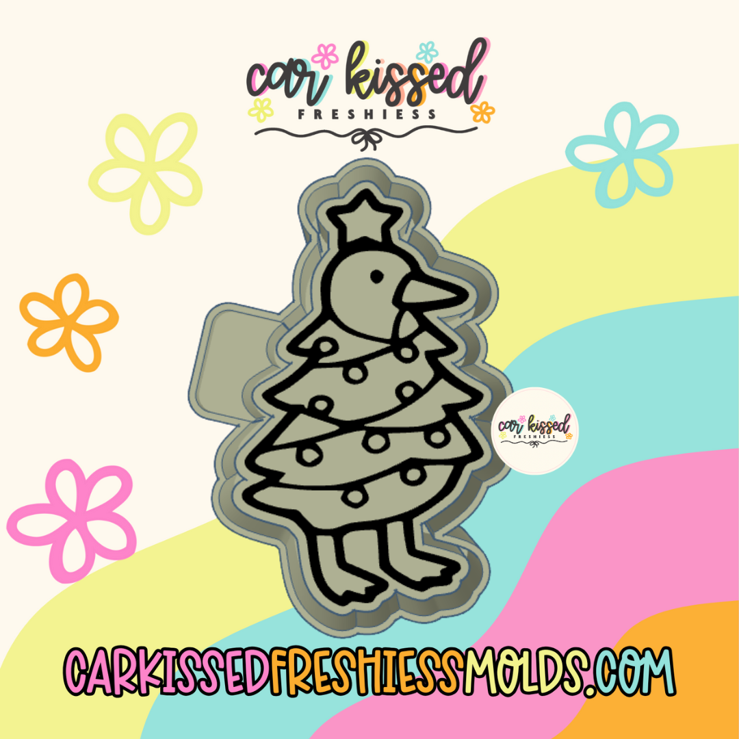 Christmas Tree Goose Silicone Mold