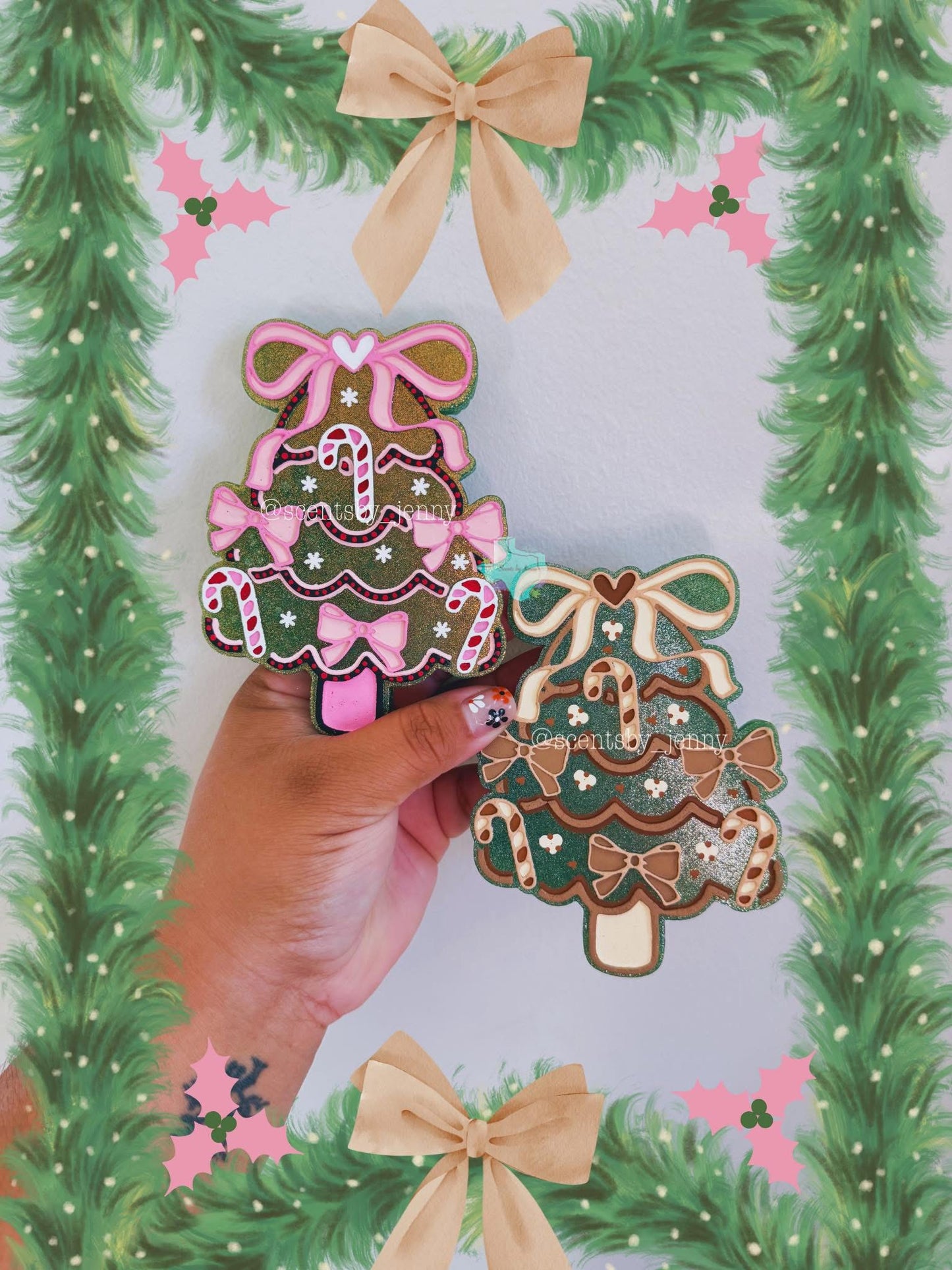 Girly Xmas Tree Silicone Mold