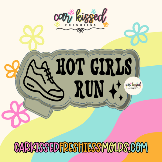 Hot Girls Run Silicone Mold