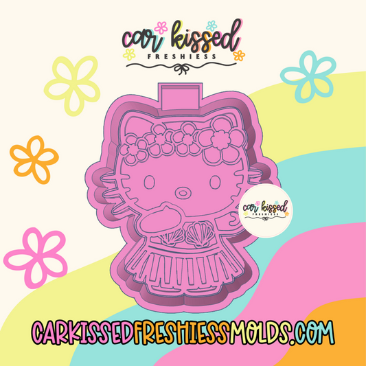 Aloha Kitty Silicone Mold