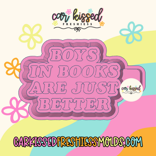 Boys In Books Silicone Mold