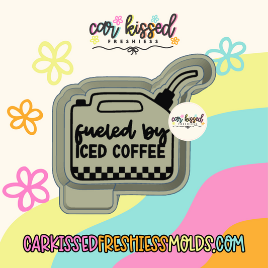 Fueled By Iced Coffee Silicone Mold