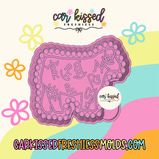 Branded Cow Silicone Mold