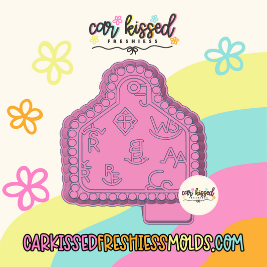 Branded Cow Tag Silicone Mold
