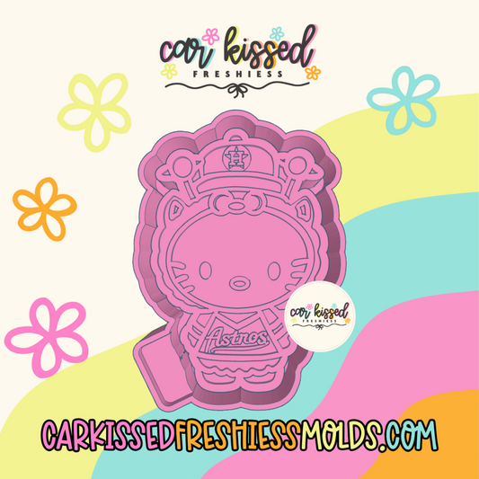 Houston Kitty Mascot Silicone Mold CKF EXCLUSIVE