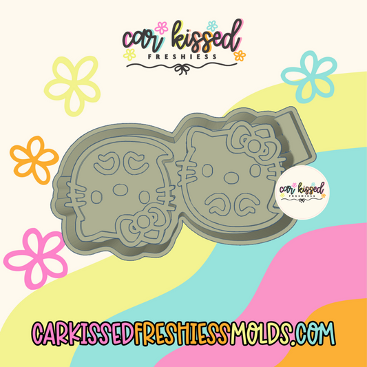 Ghost Kitty Vents Silicone Mold