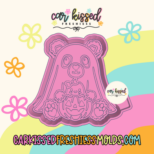 Trick Or Treat Bear Silicone Mold