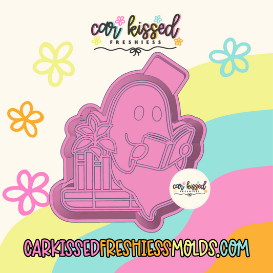 Bookshelf Ghost Silicone Mold
