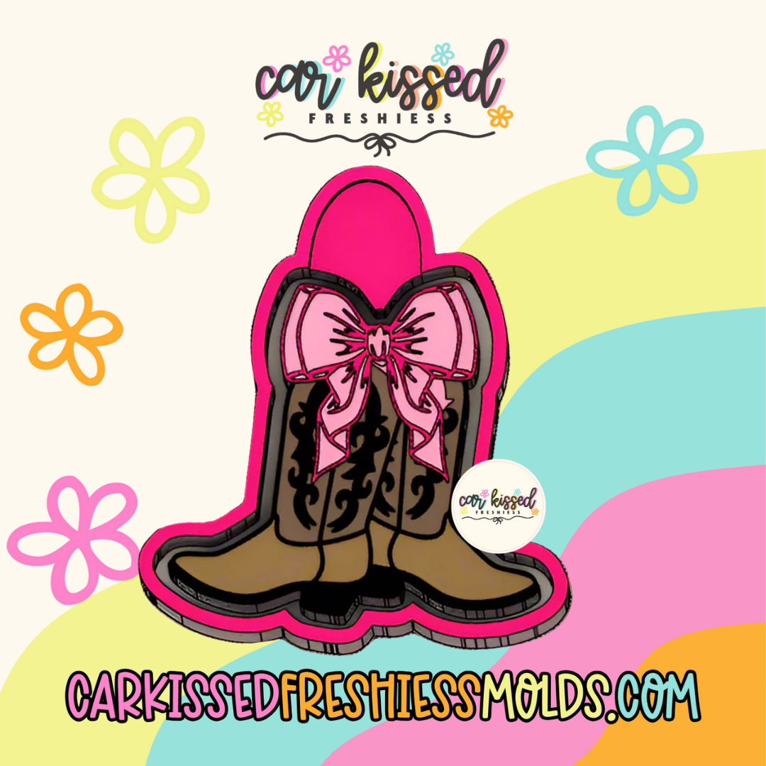 Boots w Bow Silicone Mold