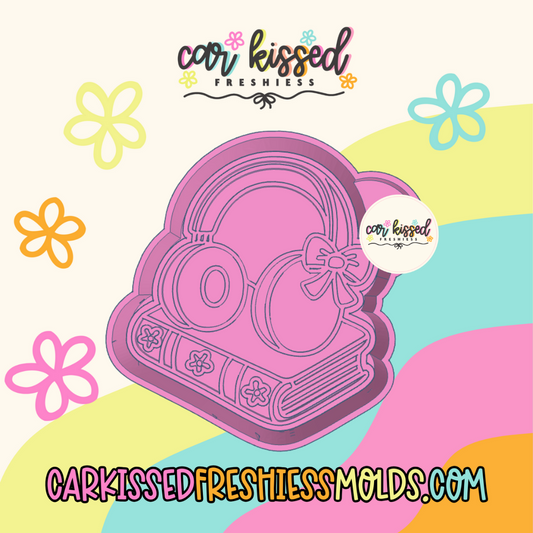 Audio Book Stack Silicone Mold