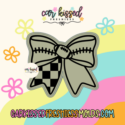 Football Bow INSERTS Silicone Mold